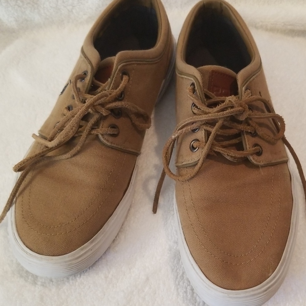 Ralph Lauren Polo Felton Khaki Nylon Shoes